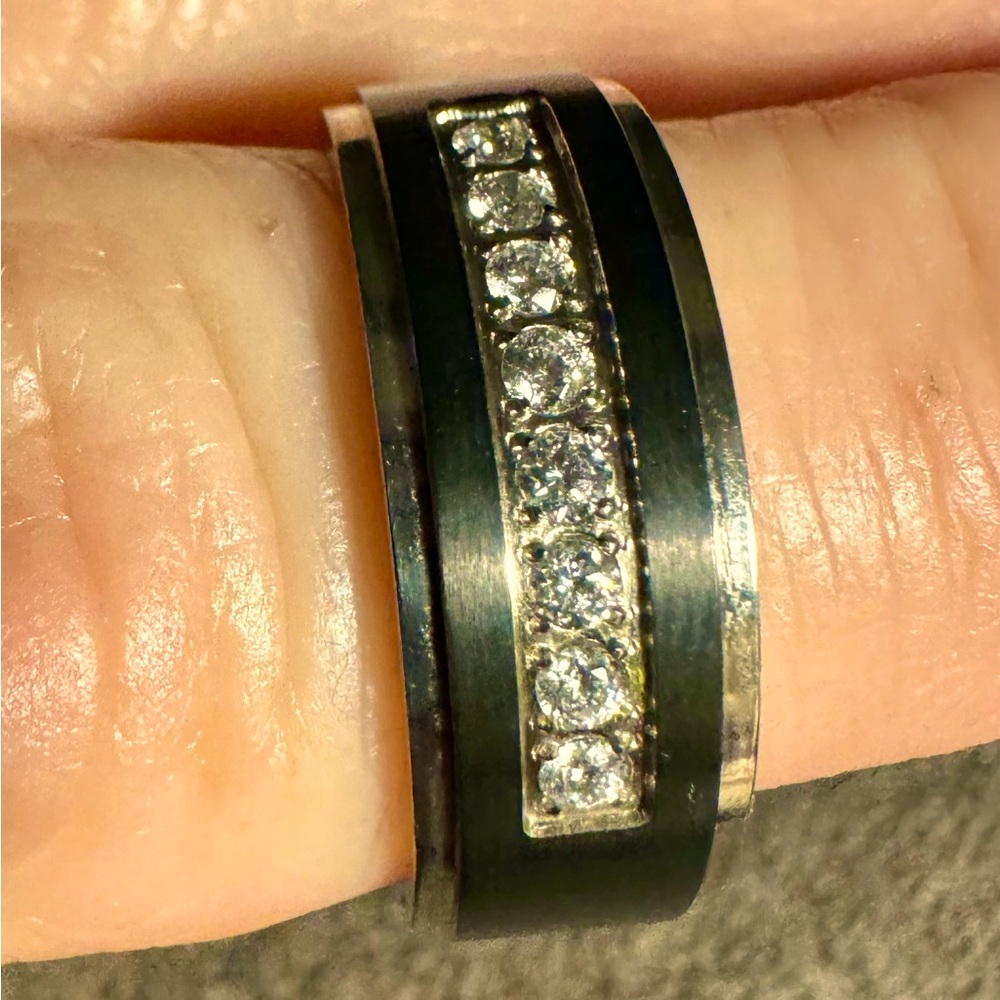 Titanium ring.